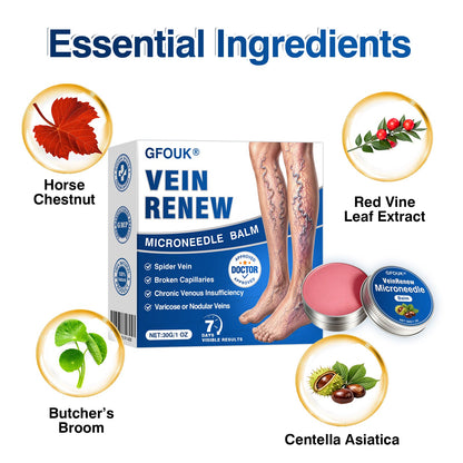 🛡️🦵GFOUK® VeinRenew Microneedle Balm