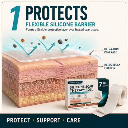 🔥 Complete Your Scar Care Routine — Save 68% on Trilumia® Silicone Scar Therapy Roll