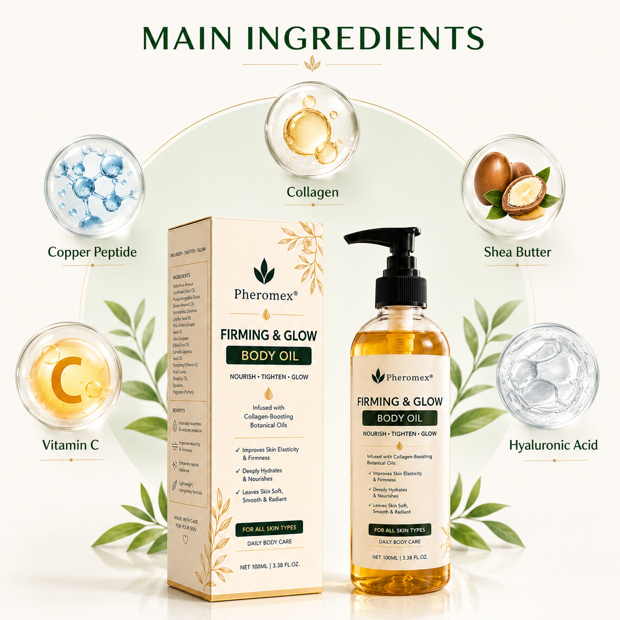 💧🔥66% OFF Ends Soon! Pheromex® Firming & Glow Oil — Hydrate, Smooth & Restore Radiant, Youthful-Looking Skin