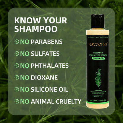 LAST DAY 50% OFF——😁😁NAVOZILO® Official -Size Rosemary Keratin Scalp Shampoo| Full-size scalp care for thicker-looking, stronger-feeling hair. (Copy)