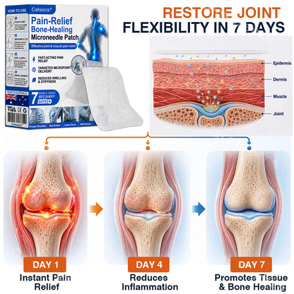 💧✅ Celsiora® Pain-Relief Bone-Healing Microneedle Patch(🧑‍⚕️Reducing joint swelling, pain, stiffness, redness, warmth, soreness, and joint fatigue)