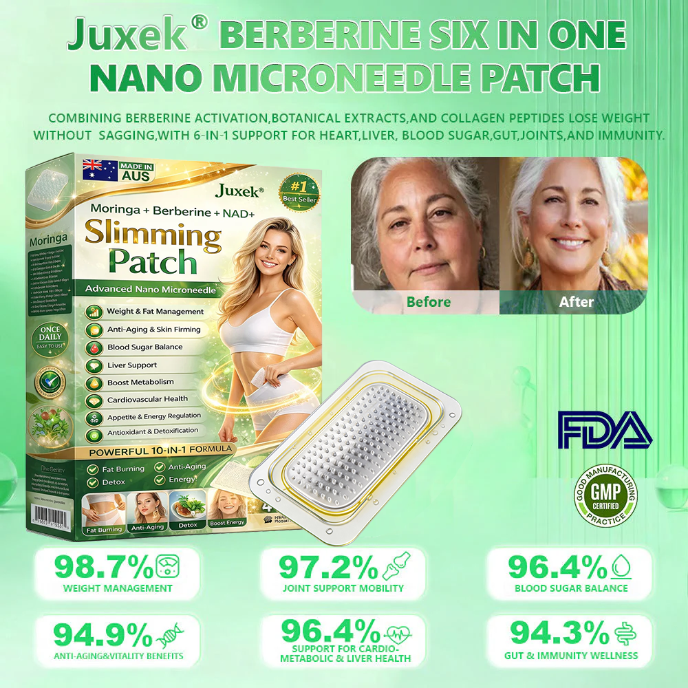 New 2026 Upgrade:  𝐉𝐮𝐱𝐞𝐤® 𝑩𝒆𝒓𝑏𝘦𝘳𝑖𝗇𝒆 𝟲-𝗶𝙣-𝟏 𝑁𝑎𝑛𝑜 𝘔𝘪𝘤𝘳𝘰𝘯𝘦𝘦𝘥𝘭𝘦 𝖯𝚊𝗍𝖼𝗁 with Science-Backed Formula