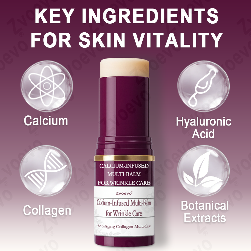 💧🥂 Official Store: Zvoevo® Calcium Collagen Repair Lip Balm 👩‍⚕️ TGA Certified (For wrinkles and fine lines, smoothing nasolabial folds and neck lines, softening crow's feet)