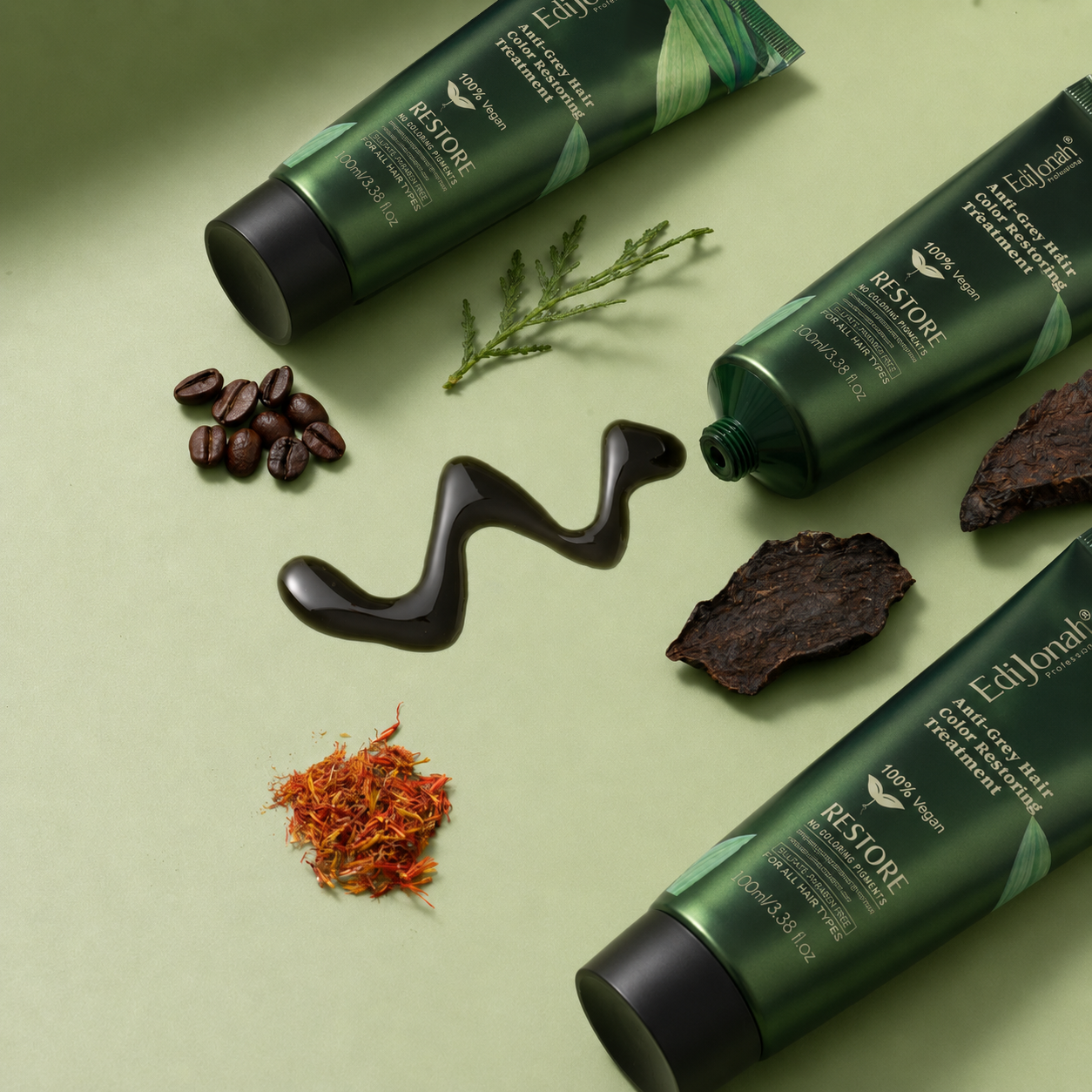 💦❤️ EdiJonah® Anti-Grey Hair Restoring Treatment – Naturally Supports Darker, Healthier-Looking Hair & Reduces the Appearance of Grey