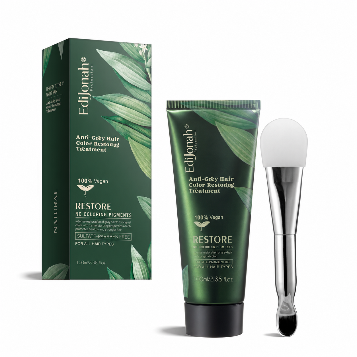 💦❤️ EdiJonah® Anti-Grey Hair Restoring Treatment – Naturally Supports Darker, Healthier-Looking Hair & Reduces the Appearance of Grey