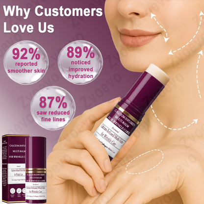 💧🥂 Official Store: Zvoevo® Calcium Collagen Repair Lip Balm 👩‍⚕️ TGA Certified (For wrinkles and fine lines, smoothing nasolabial folds and neck lines, softening crow's feet)
