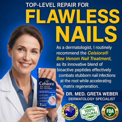 💧🔥 Celsiora® Fungal Nail Treatment | Bee Venom Formula | Gentle At-Home Nail Care