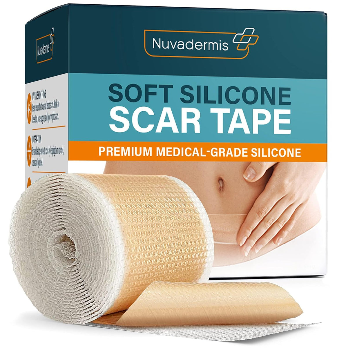 💧✅ Official Store | Ourlyard® Hyaluronic Acid Nano Microneedle Scar Repair Tape 🗽🎉 (Helps improve the appearance of surgical scars, old scars, and raised scars)