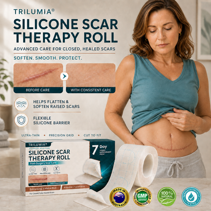 🔥 Complete Your Scar Care Routine — Save 68% on Trilumia® Silicone Scar Therapy Roll