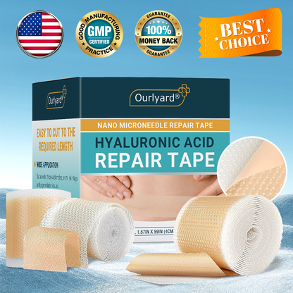 💧✅ Official Store | Ourlyard® Hyaluronic Acid Nano Microneedle Scar Repair Tape 🗽🎉 (Helps improve the appearance of surgical scars, old scars, and raised scars)