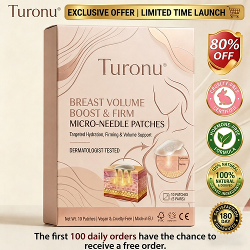 💧💥Turonu® 👩‍⚕️ Targeted Breast Enhancement Advanced Nano Microneedle Patch💃