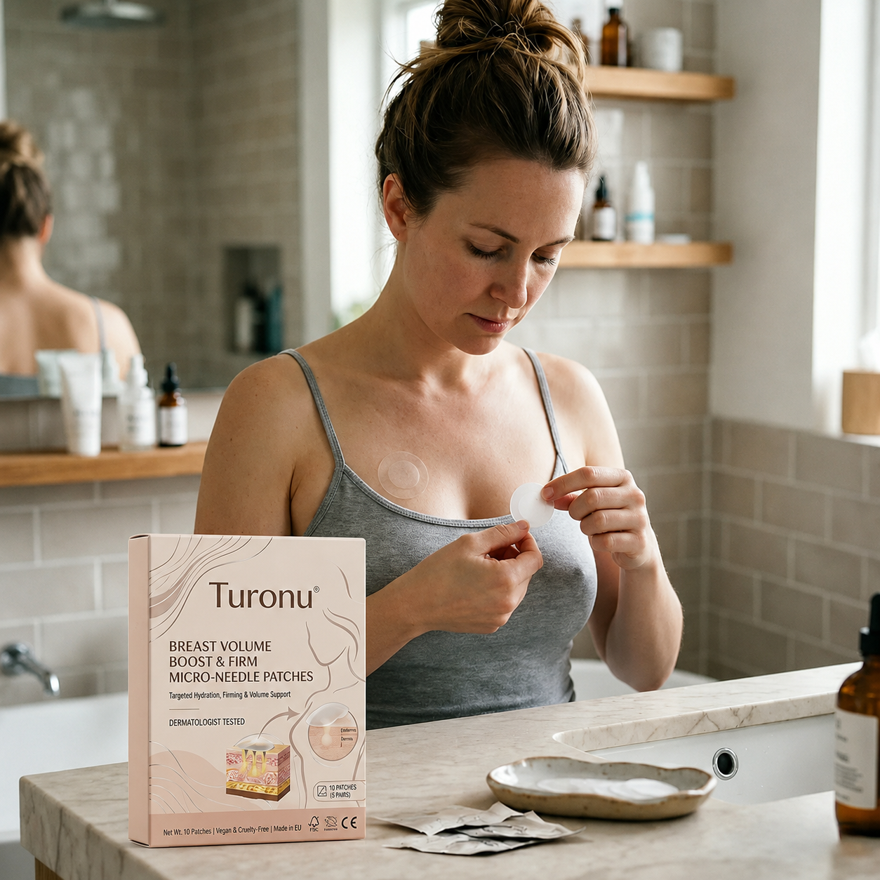 💧💥Turonu® 👩‍⚕️ Targeted Breast Enhancement Advanced Nano Microneedle Patch💃