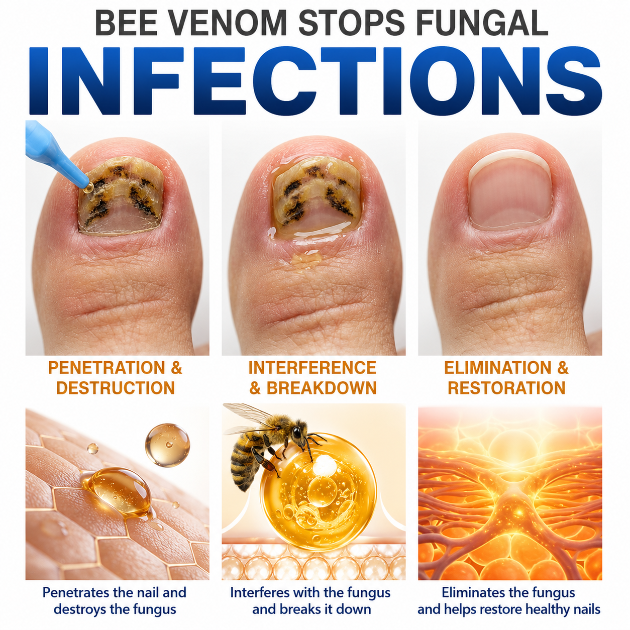 💧🔥 Celsiora® Fungal Nail Treatment | Bee Venom Formula | Gentle At-Home Nail Care