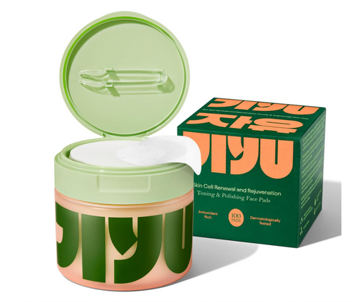 Jiyu Viral Korean Toner Pads – 3-Month Supply for Glowing, Even-Toned Skin