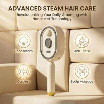 ❤️Electric Spray Air Cushion Comb — Pain-Free Hair Detangling, 50% OFF