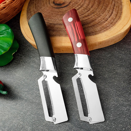 🥒 LIMITED TIME DISCOUNT: Save 49.8% ⚡ Ultra-Sharp Stainless Steel Multi-Peeler – Heavy-Duty, Wide Blade, with Built-in Bottle Opener