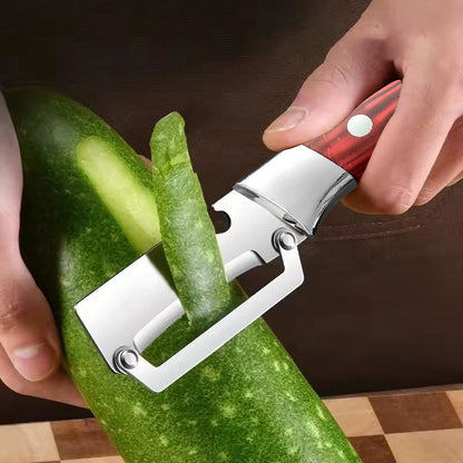🥒 LIMITED TIME DISCOUNT: Save 49.8% ⚡ Ultra-Sharp Stainless Steel Multi-Peeler – Heavy-Duty, Wide Blade, with Built-in Bottle Opener