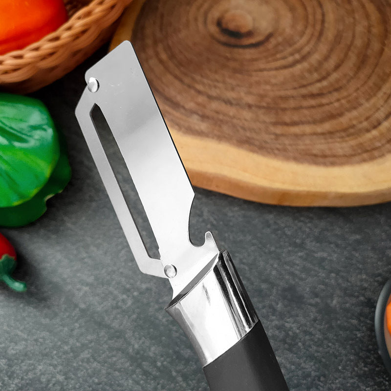🥒 LIMITED TIME DISCOUNT: Save 49.8% ⚡ Ultra-Sharp Stainless Steel Multi-Peeler – Heavy-Duty, Wide Blade, with Built-in Bottle Opener
