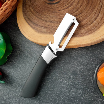 🥒 LIMITED TIME DISCOUNT: Save 49.8% ⚡ Ultra-Sharp Stainless Steel Multi-Peeler – Heavy-Duty, Wide Blade, with Built-in Bottle Opener
